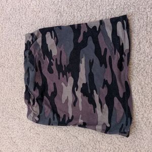 Camo tube top. Size xs